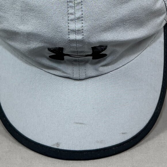 Under Armour Strapback Hat Cap Gray Lightweight Running Tennis Golf Dad Mens - Picture 8 of 16